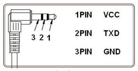 gnss receiver built-in gps module and ceramic antenna audio port connection