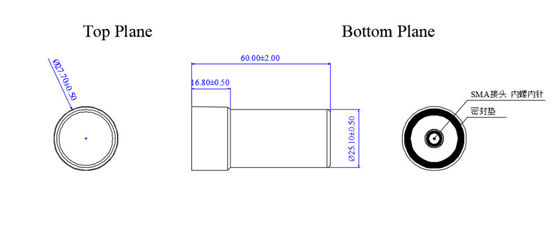 WT-AT22.5.01 Spiral Antenna for UAVs GNSS Supports L1/L2/L5 Frequency and 3.0-5V Voltage