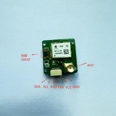 Affordable RTK high-precision module, combined with the geomagnetic 5883p development board