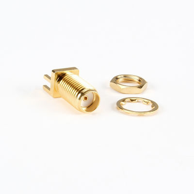2700V Max SMA Female PCB Mount Connector 100m/s2 50 OHM
